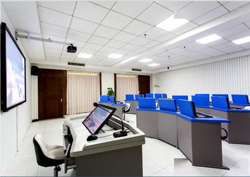 高颜值开元学校教室 当设计美学邂逅多媒体教学的未来之光